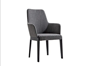 Кресло с подлокотниками из ткани Chelsea 21 Molteni & C