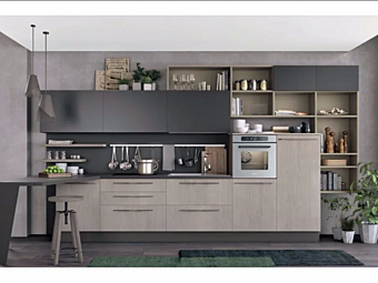 Линейная кухня из материала LUBE CUCINE коллекции Clover 03