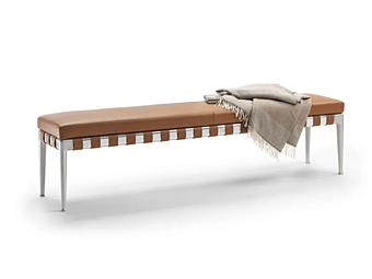 Скамья с обивкой из натуральной кожи FLEXFORM Gregory Скамья с обивкой из натуральной кожи FLEXFORM Gregory фабрика FLEXFORM из Италии