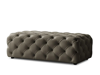 Кожаный пуф с tufted отделкой I 4 Mariani Tudor Кожаный пуф с tufted отделкой I 4 Mariani Tudor фабрика i 4 Mariani из Италии