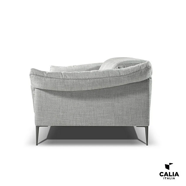 Диван с мягкой спинкой из ткани с съемным чехлом Calia Italia Elisir CAL 1078 фабрика Calia Italia из Италии. Фото №7