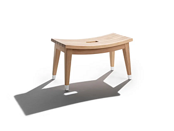 Низкий табурет из ироко Lotus FLEXFORM Низкий табурет из ироко Lotus FLEXFORM фабрика FLEXFORM из Италии