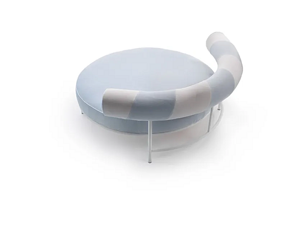 Диван с обитой спинкой из ткани для сада FLEXFORM ROUND SUPERMAX OUTDOOR фабрика FLEXFORM из Италии. Фото №5