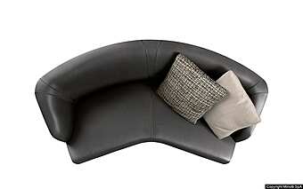 Диван MINOTTI Reeves "Semi-round Lounge Sofa" Диван MINOTTI Reeves "Semi-round Lounge Sofa" фабрика Minotti из Италии