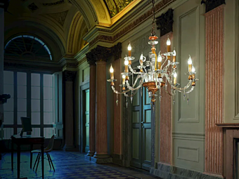 Люстра с кристаллами Swarovski Euroluce Lampadari  Midha L12