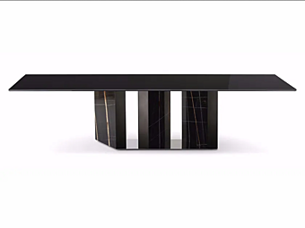Прямоугольный стол из кристалла с металлическим каркасом Gallotti&Radice Platium Прямоугольный стол из кристалла с металлическим каркасом Gallotti&Radice Platium фабрика Gallotti & Radice из Италии