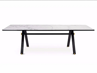 Прямоугольный стол из мрамора Gallotti&Radice MAAT Прямоугольный стол из мрамора Gallotti&Radice MAAT фабрика Gallotti & Radice из Италии
