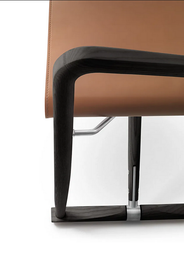 Складное кресло из натуральной кожи Luchino FLEXFORM 02C411 фабрика FLEXFORM из Италии. Фото №6