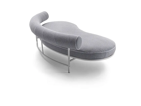 Изогнутый садовый диван из ткани Supermax FLEXFORM фабрика FLEXFORM из Италии. Фото №5