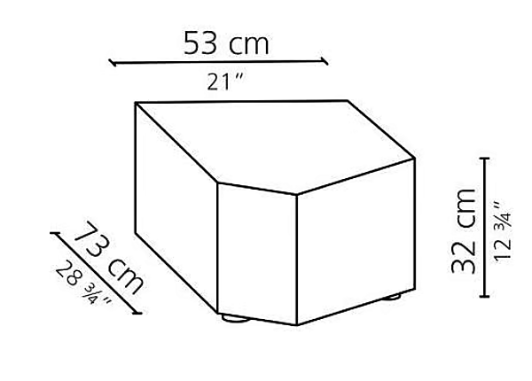 Низкий журнальный столик из МДФ на колесах CASAMILANO ALDO фабрика CASAMILANO из Италии. Фото №10