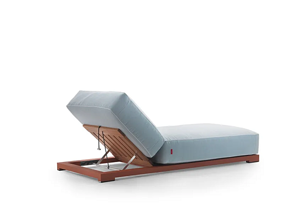 Шезлонг с регулируемой спинкой из текстиля FLEXFORM MILOS фабрика FLEXFORM из Италии. Фото №4