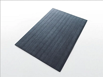Коврик из ткани однотонного цвета PAOLA LENTI Lines TARP04