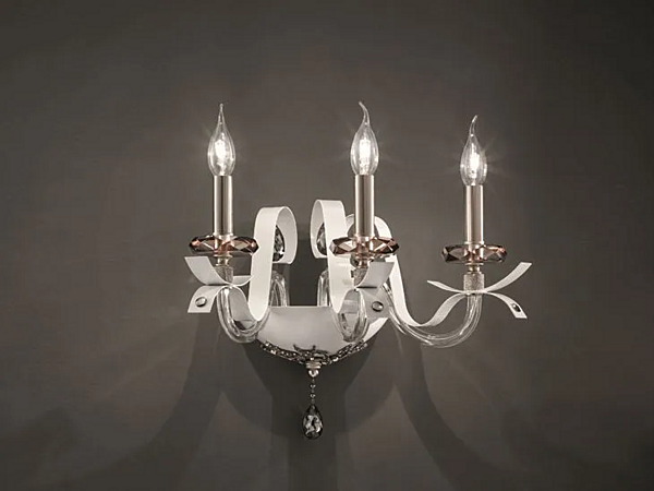 Настенный светильник с кристаллами Сваровски Nuage A3 Euroluce Lampadari фабрика EUROLUCE LAMPADARi из Италии. Фото №1