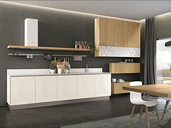 Кухня с фасадами из МДФ LUBE CUCINE Clover Neck 01