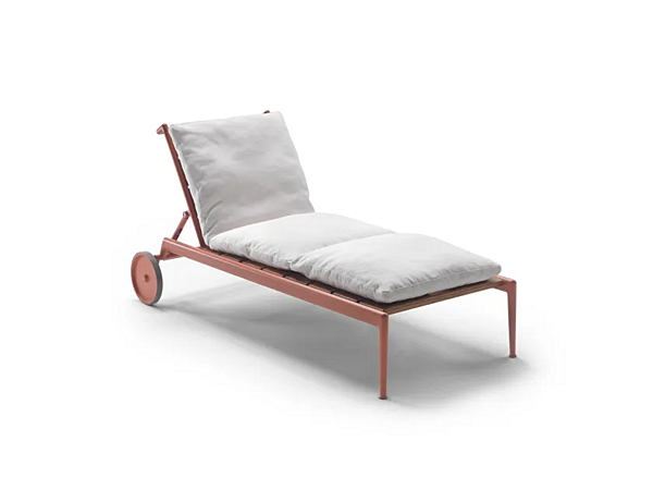 Шезлонг с колесами из дерева Ироко FLEXFORM ATLANTE фабрика FLEXFORM из Италии. Фото №4