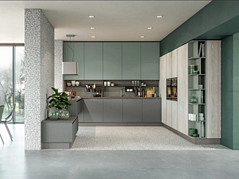 Кухня с фасадами из МДФ LUBE CUCINE Plus Lux 2