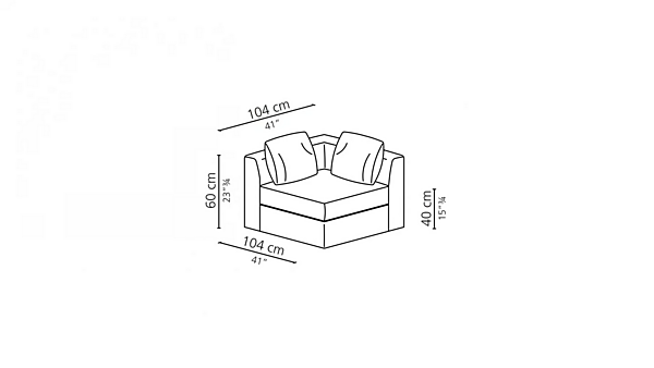 Секционный диван с removable обивкой из ткани CASAMILANO Pillopipe EVO фабрика CASAMILANO из Италии. Фото №23