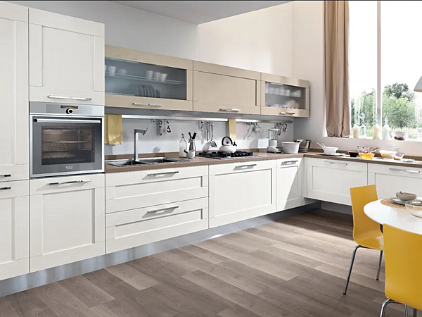 Кухня из ясеня с высокими шкафами LUBE CUCINE ASH KITCHEN Gallery 08 фабрика LUBE CUCINE из Италии. Фото №3