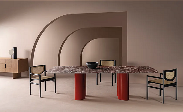Прямоугольный мраморный стол CASAMILANO ARNE фабрика CASAMILANO из Италии. Фото №4