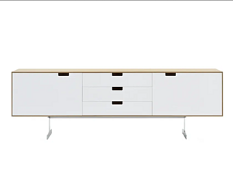 Буфет с дверцами из дерева Simplon Cappellini S8_S1B