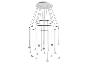 Подвесная LED люстра из кристаллов AXOLIGHT Fairy SP FAIR 18 Подвесная LED люстра из кристаллов AXOLIGHT Fairy SP FAIR 18 фабрика Axolight из Италии