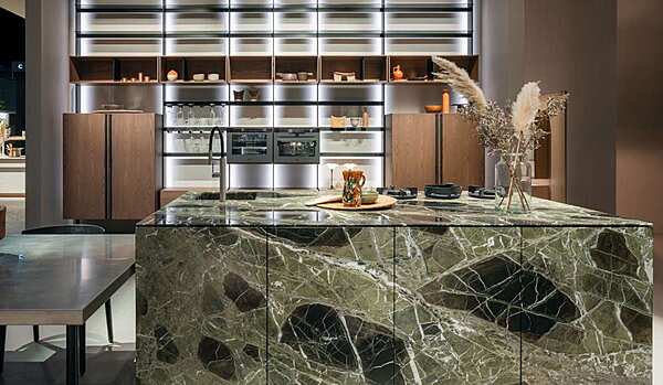Кухня итальянская современная CESAR CUCINE N_elle NEWS EUROCUCINA Composition Three фабрика CESAR CUCINE из Италии. Фото №2