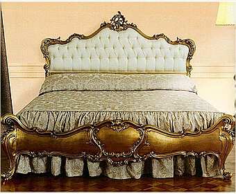 Кровать FRATELLI ORIGGI Fotografico cop. grigio Letto Barocco