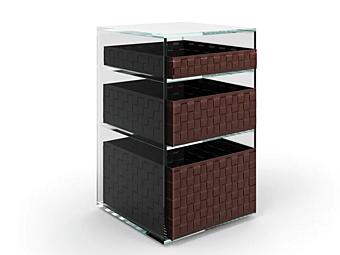Прикроватная тумбочка из стекла CASSINA Volage Ex S Night Прикроватная тумбочка из стекла CASSINA Volage Ex S Night фабрика CASSINA из Италии