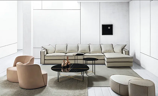 Кофейный столик круглой формы из мрамора CASAMILANO SHANGHAI фабрика CASAMILANO из Италии. Фото №3