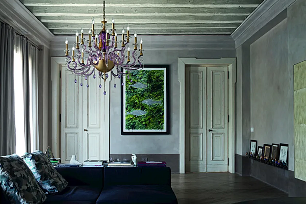 Люстра с кристаллами Сваровски Euroluce Lampadari Iside L12 6 фабрика EUROLUCE LAMPADARi из Италии. Фото №2