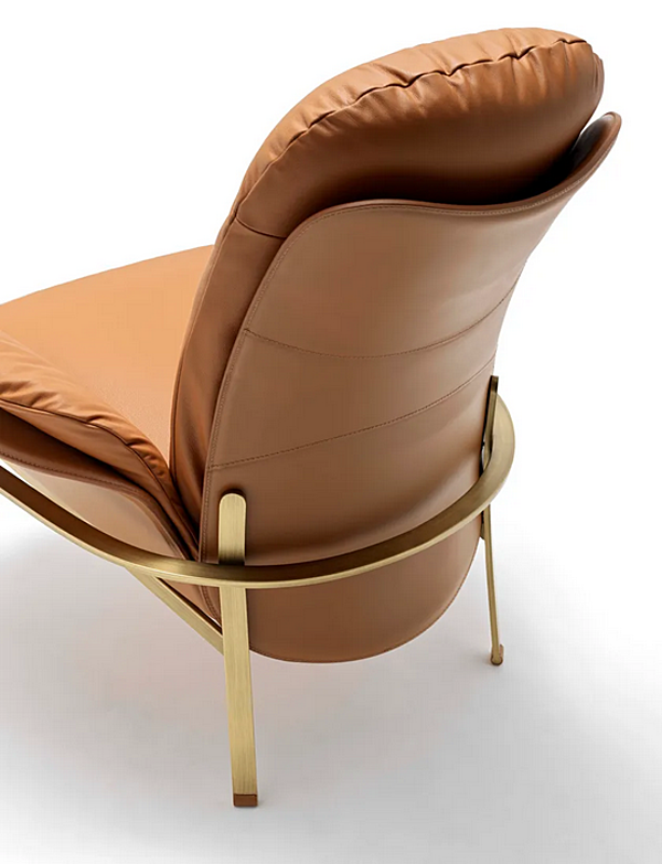 Кресло с подлокотниками из кожи FASEM Electa Relax фабрика FASEM из Италии. Фото №6
