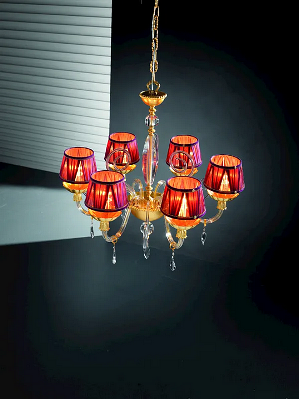 Люстра Florentia L8 Euroluce Lampadari фабрика EUROLUCE LAMPADARi из Италии. Фото №3