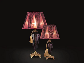 Прикроватная лампа из стекла и металла Barocco Euroluce Lampadari LG1 LP1