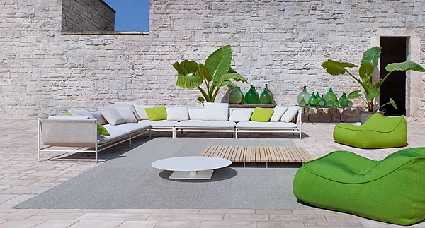Кресло с обивкой из ткани для сада PAOLA LENTI Float B27L, B27H фабрика PAOLA LENTI из Италии. Фото №7
