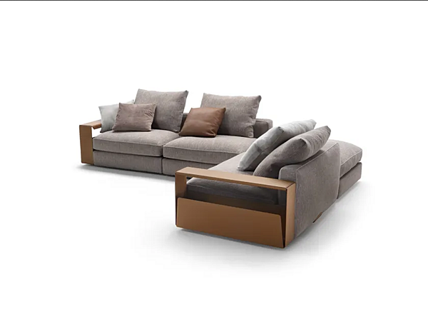 Угловой секционный диван из ткани с мягкой спинкой FLEXFORM HARPER фабрика FLEXFORM из Италии. Фото №11