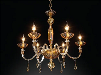 Подвесная люстра с кристаллами из коллекции с Euroluce Lampadari