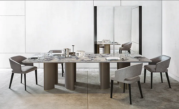 Прямоугольный мраморный стол CASAMILANO ARNE фабрика CASAMILANO из Италии. Фото №8