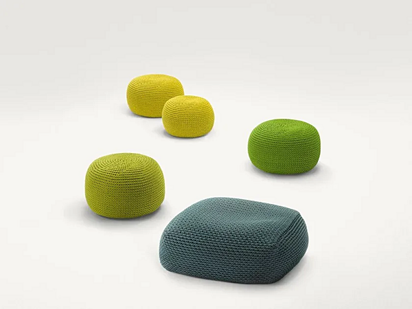 Пуф со съемным чехлом PAOLA LENTI Picot B48B фабрика PAOLA LENTI из Италии. Фото №1