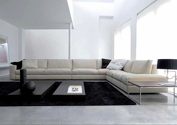 Элитный кожаный диван VIBIEFFE 810-Fly 5 фабрика VIBIEFFE из Италии. Фото №1