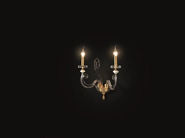 Настенный светильник из металла Cloe A2 Euroluce Lampadari фабрика EUROLUCE LAMPADARi из Италии. Фото №1