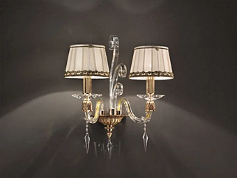 Настенный светильник с кристаллами Сваровски Euroluce Lampadari коллекции Midha A2