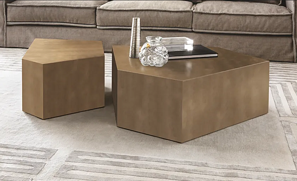 Низкий журнальный столик из МДФ на колесах CASAMILANO ALDO фабрика CASAMILANO из Италии. Фото №8