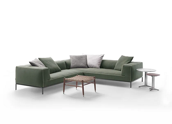Секционный диван из ткани с мягкой спинкой FLEXFORM PERRY UP фабрика FLEXFORM из Италии. Фото №3
