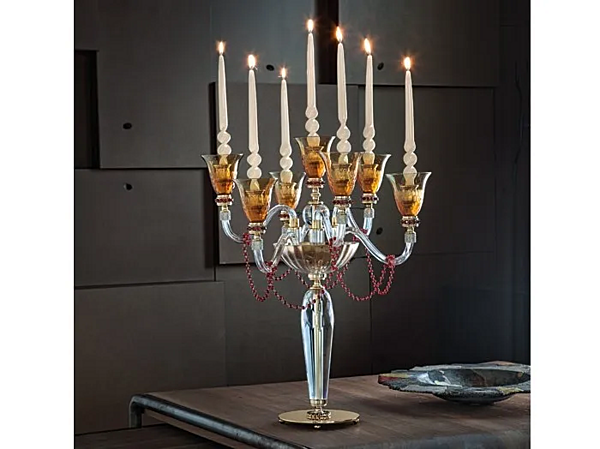 Подсвечник с кристаллами Сваровски Claire Euroluce Lampadari фабрика EUROLUCE LAMPADARi из Италии. Фото №1