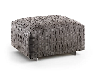 Квадратный садовый пуф из полиуретана FLEXFORM Bangkok Outdoor