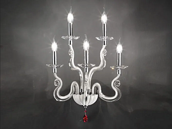 Настенный светильник с кристаллами Сваровски VENICE SUPERLUX A5 Euroluce Lampadari