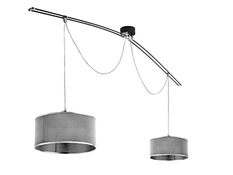 Светильник подвесной LED с металлическим сетчатым абажуром Lumina Moove Doppia 751