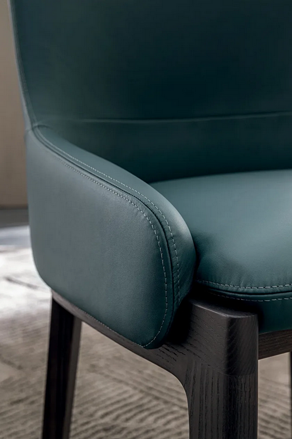 Кресло с обивкой из кожи Devon Molteni & C фабрика Molteni & C.(+VITRA) из Италии. Фото №3