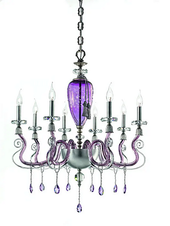 Люстра с кристаллами Сваровски Euroluce Lampadari Iside L8 4 Люстра с кристаллами Сваровски Euroluce Lampadari Iside L8 4 фабрика EUROLUCE LAMPADARi из Италии