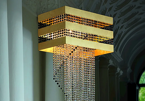 Люстра с кристаллами Сваровски Hydra Euroluce Lampadari фабрика EUROLUCE LAMPADARi из Италии. Фото №3